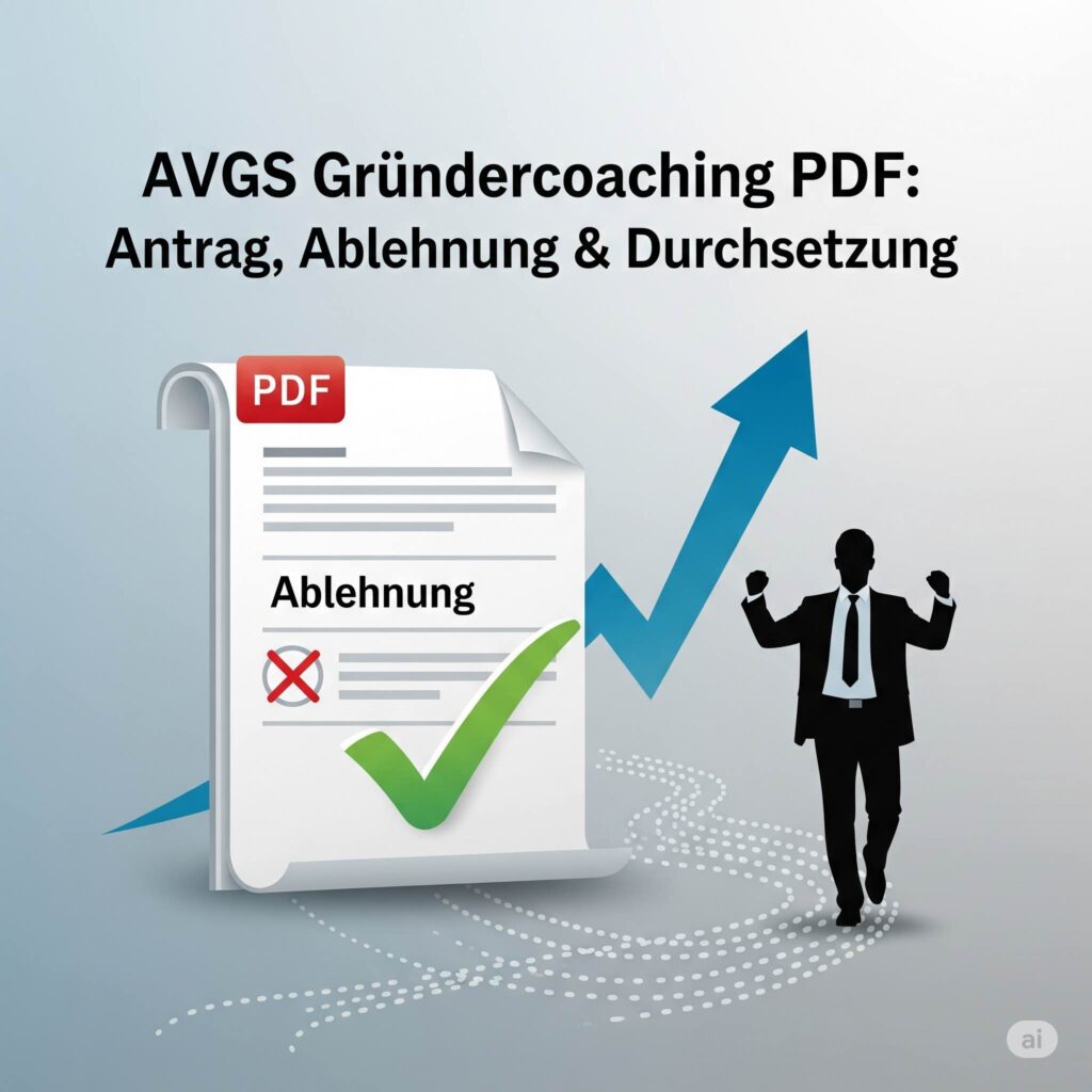 AVGS Gründercoaching Geheimtipp bei Ablehnung