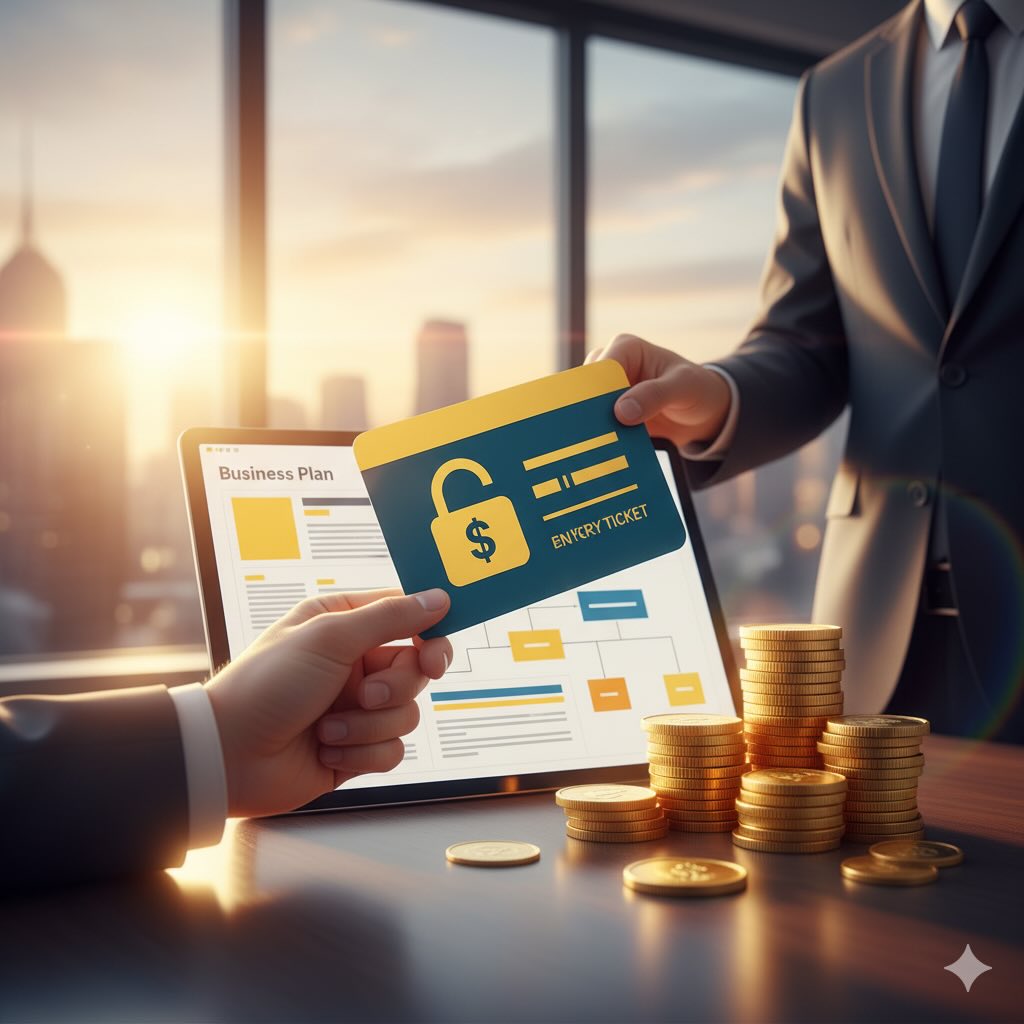 Visuelle Darstellung des sicheren AVGS-Turbo-Starts und der risikofreien Gründung.